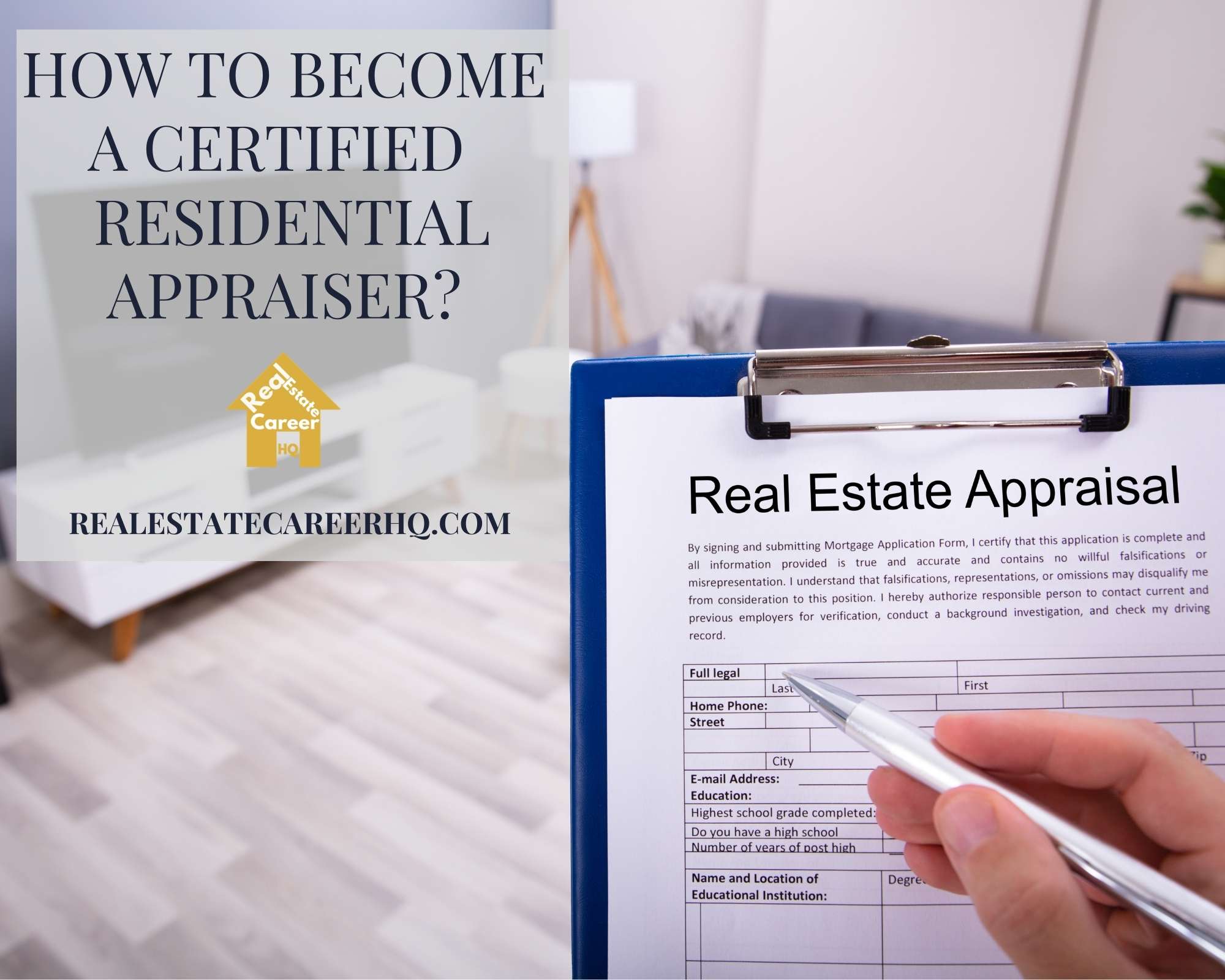 What Is A Certified Residential Appraiser Real Estate Career HQ