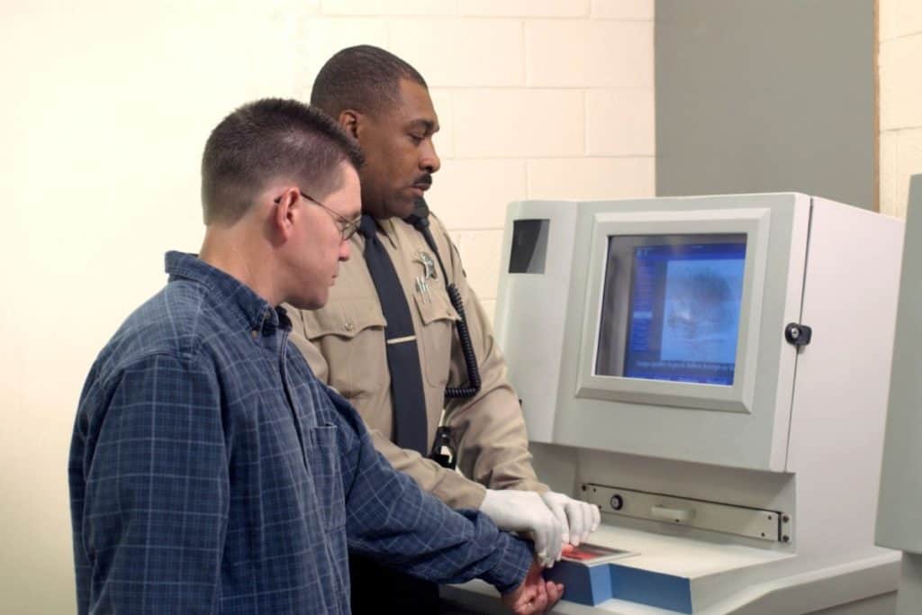Provide fingerprints to the Texas Department of Public Safety (DPS)