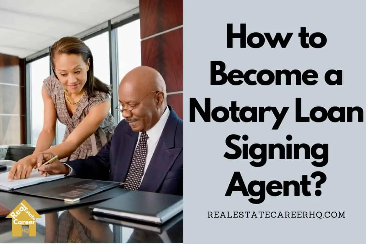 become notary loan signing agent