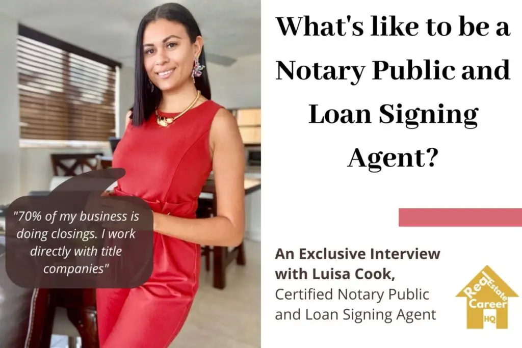 Luisa Cook Notary Public and Loan Signing Agent