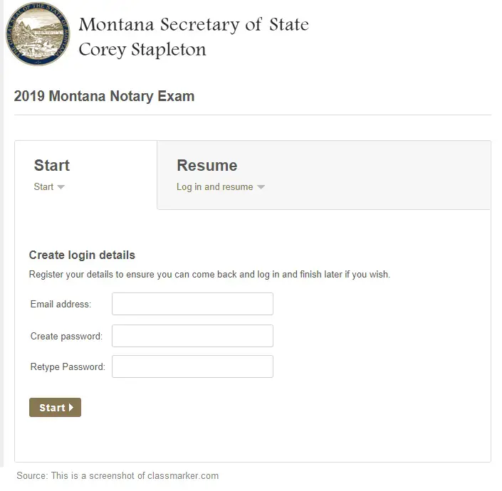 Montana Notary Exam