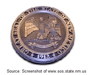 New Mexico Notary Embosser Sample