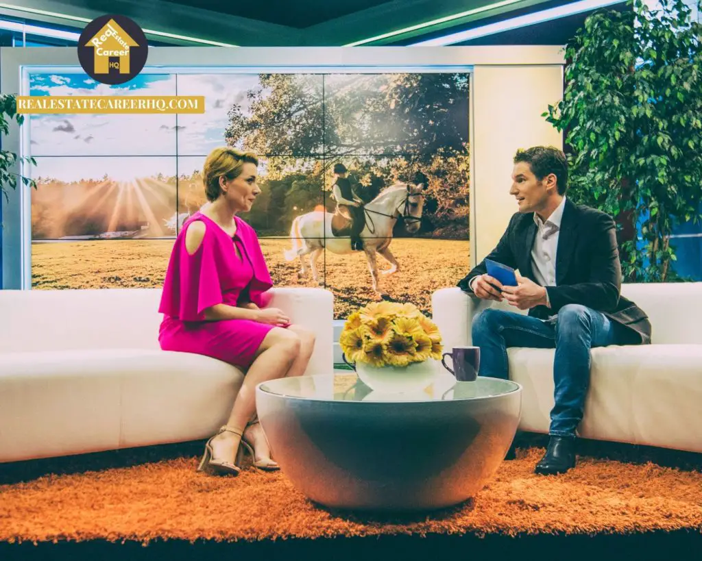 Aspiring real estate appraiser talking to experienced industry professional