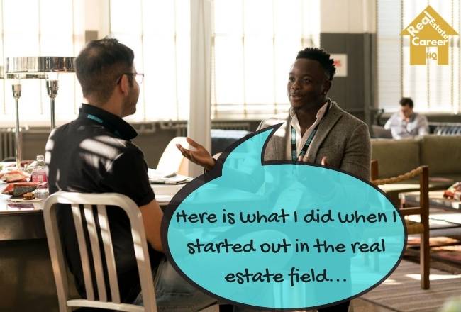 Experienced real estate agents sharing career tips