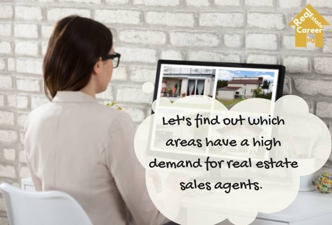 real estate agent finding areas with strong housing demand