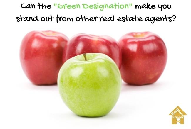 Can having a NAR's Green Designation helps real estate agents stand out from others?